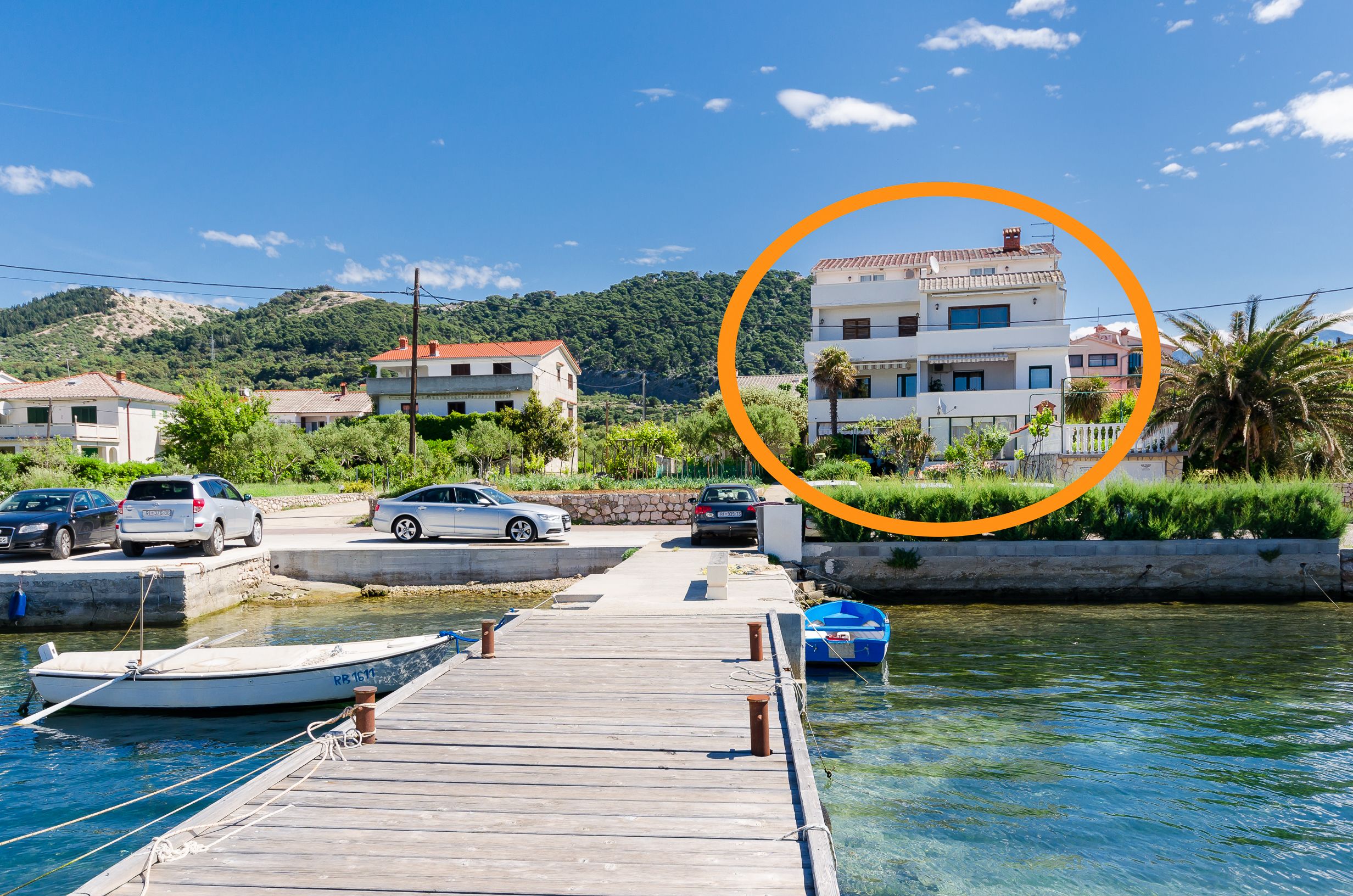 Apartments Near the sea Barbat 17702-A2