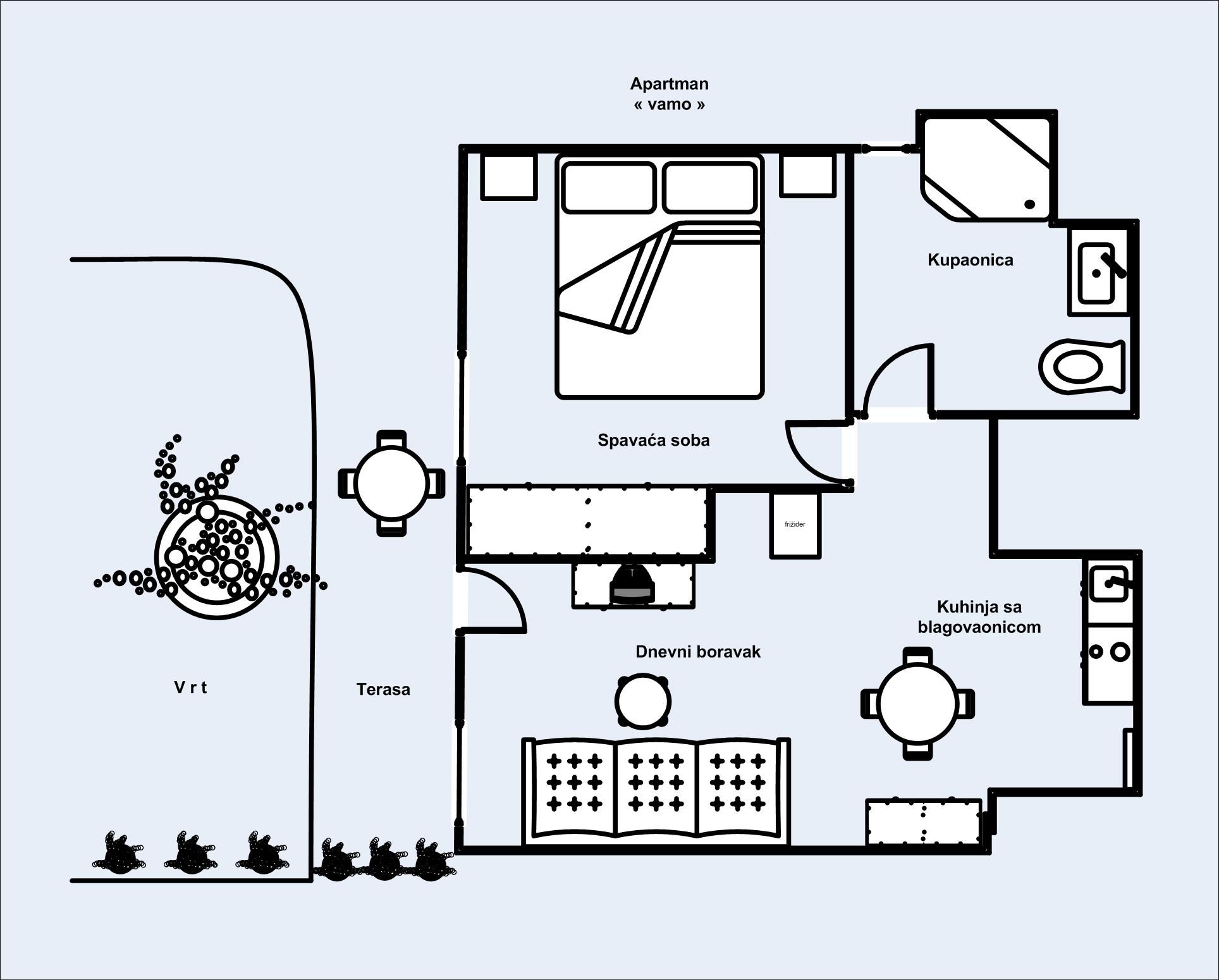 Apartments Tribunj Mali mago 38851-A2