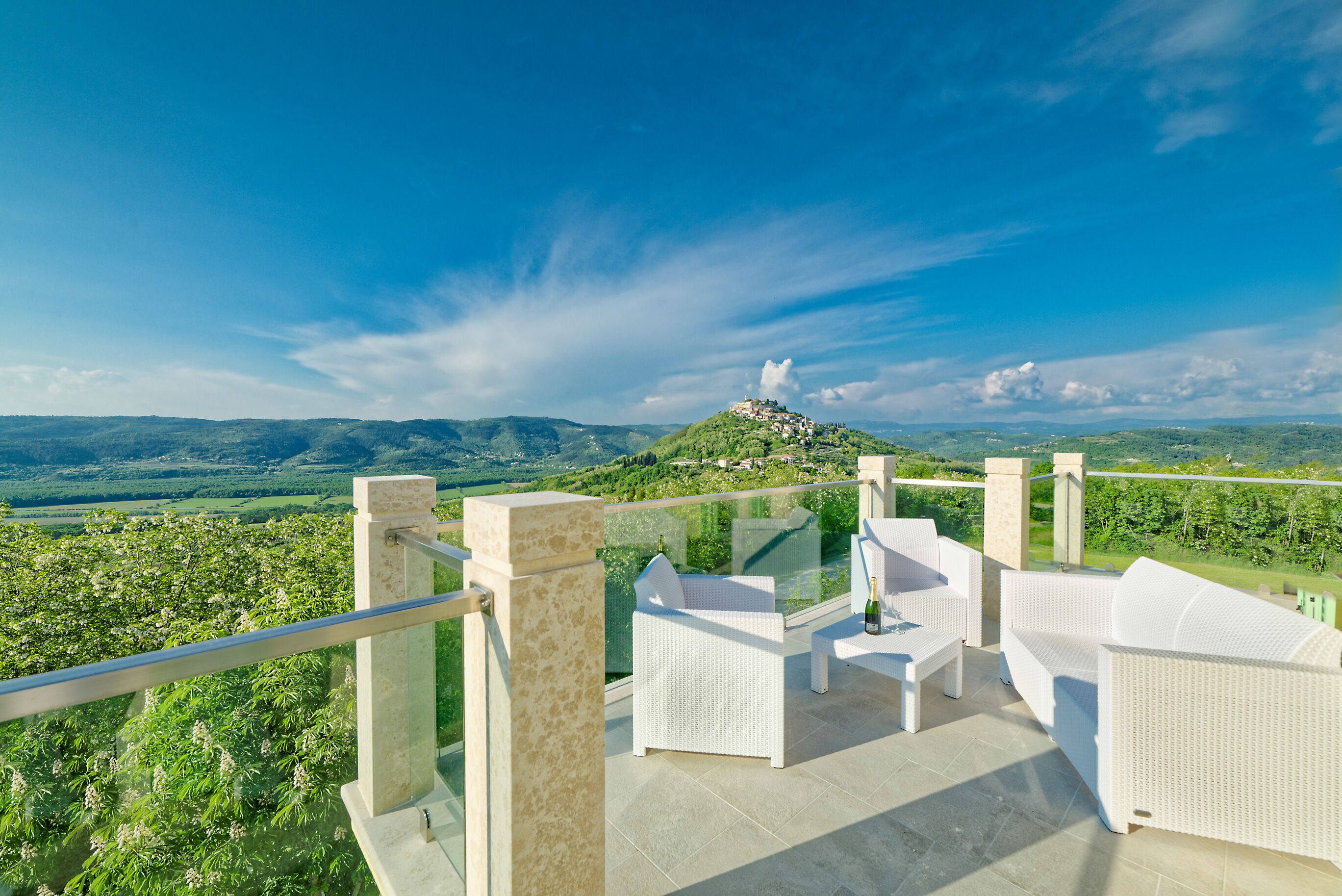 Villa Demetra s bazenom i predivnim pogledom na Motovun V8931-K1