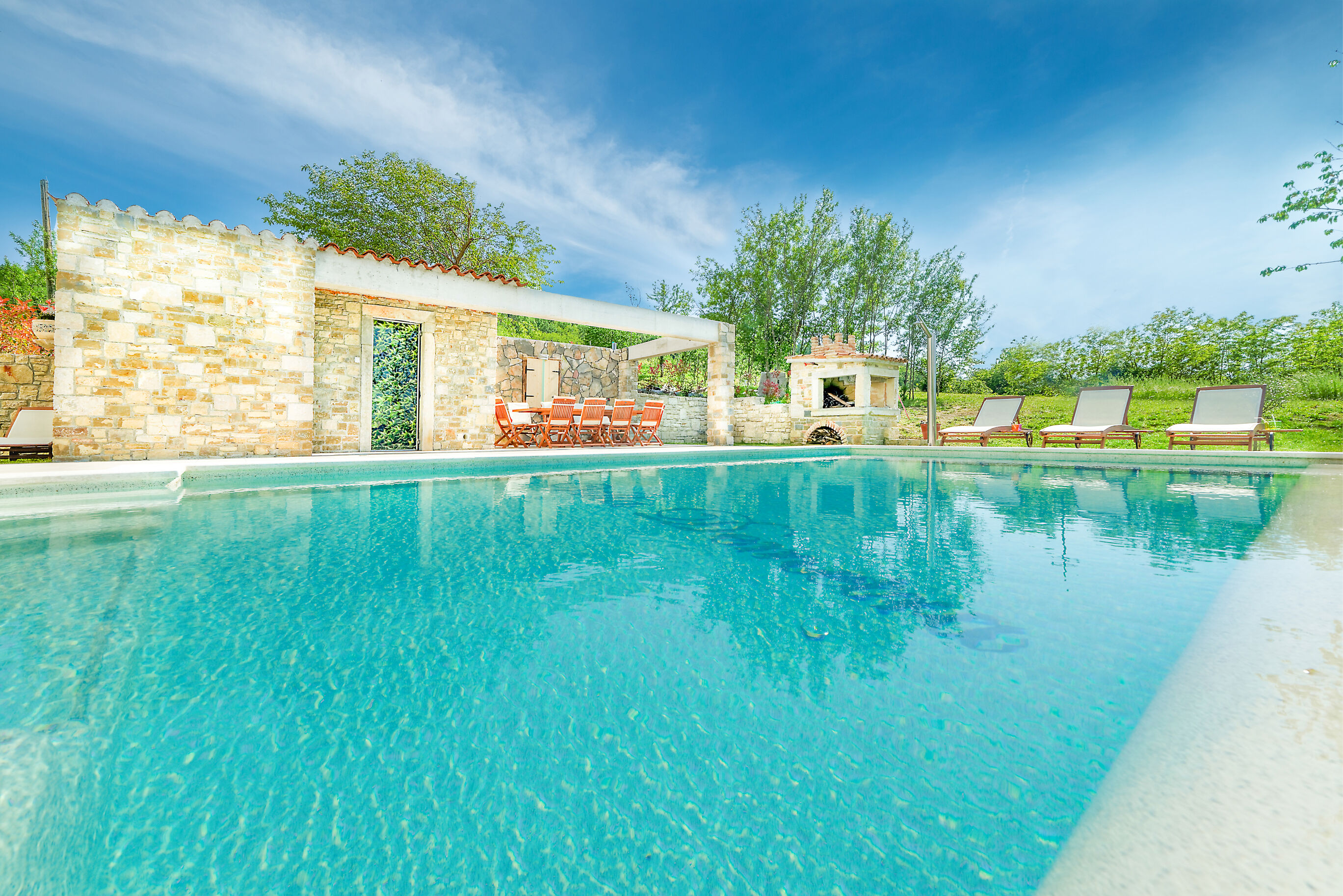 Villa Demetra s bazenom i predivnim pogledom na Motovun V8931-K1