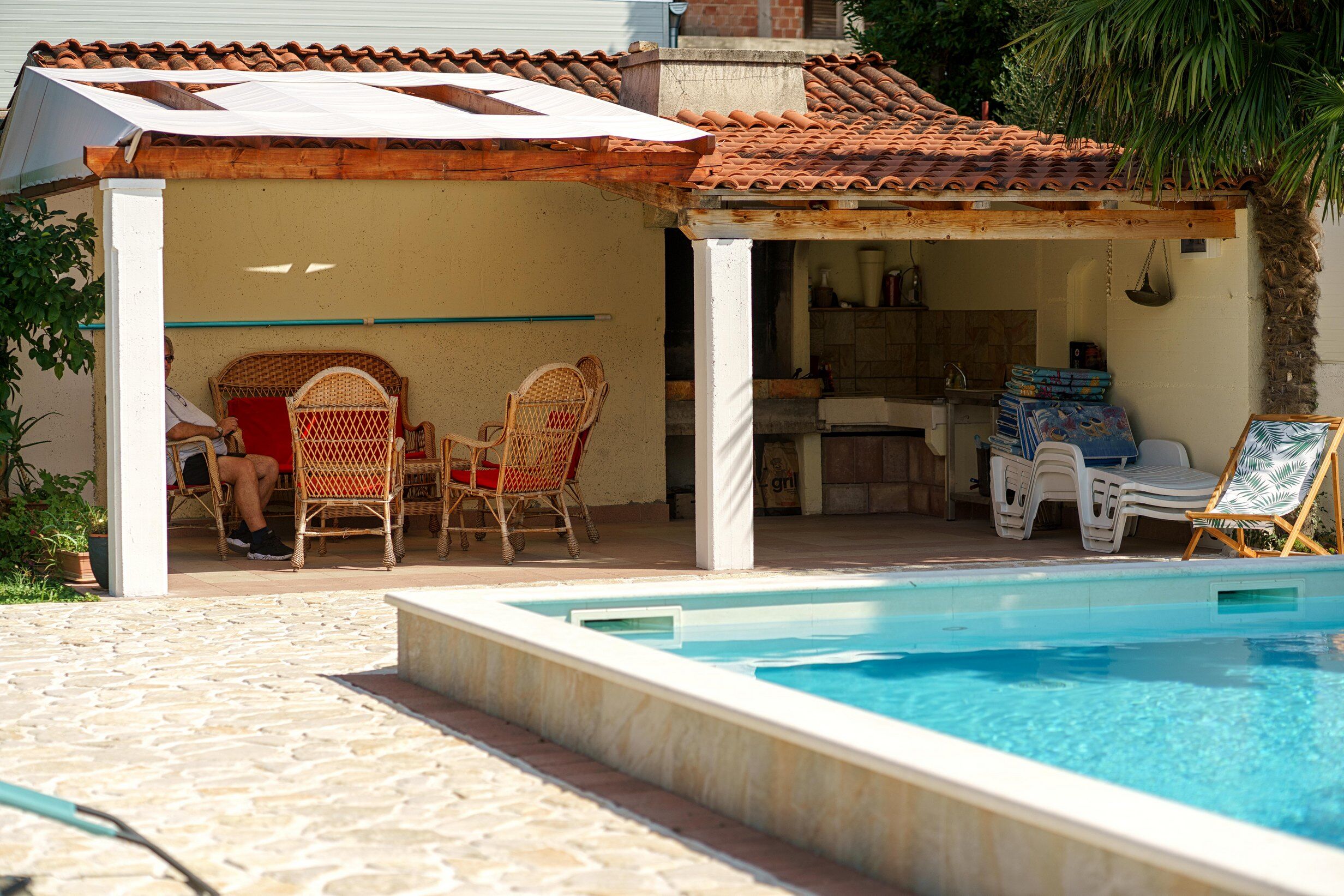 Apartments Vesna with pool 19601-A3