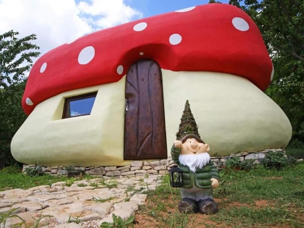 House Fairytale Village Mushroom 24741-K1