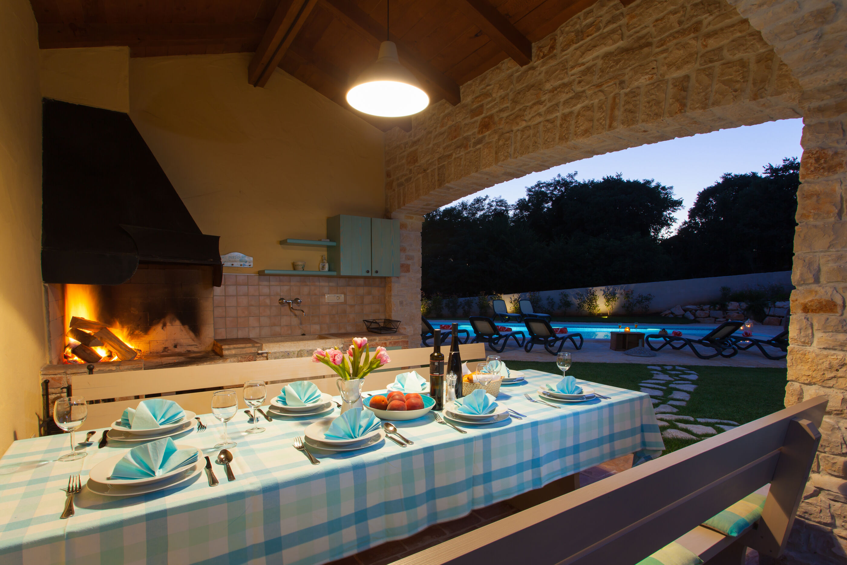 Villa Vista Azzurra s bazenom u zelenoj unutrašnjosti Istre 83587-K1