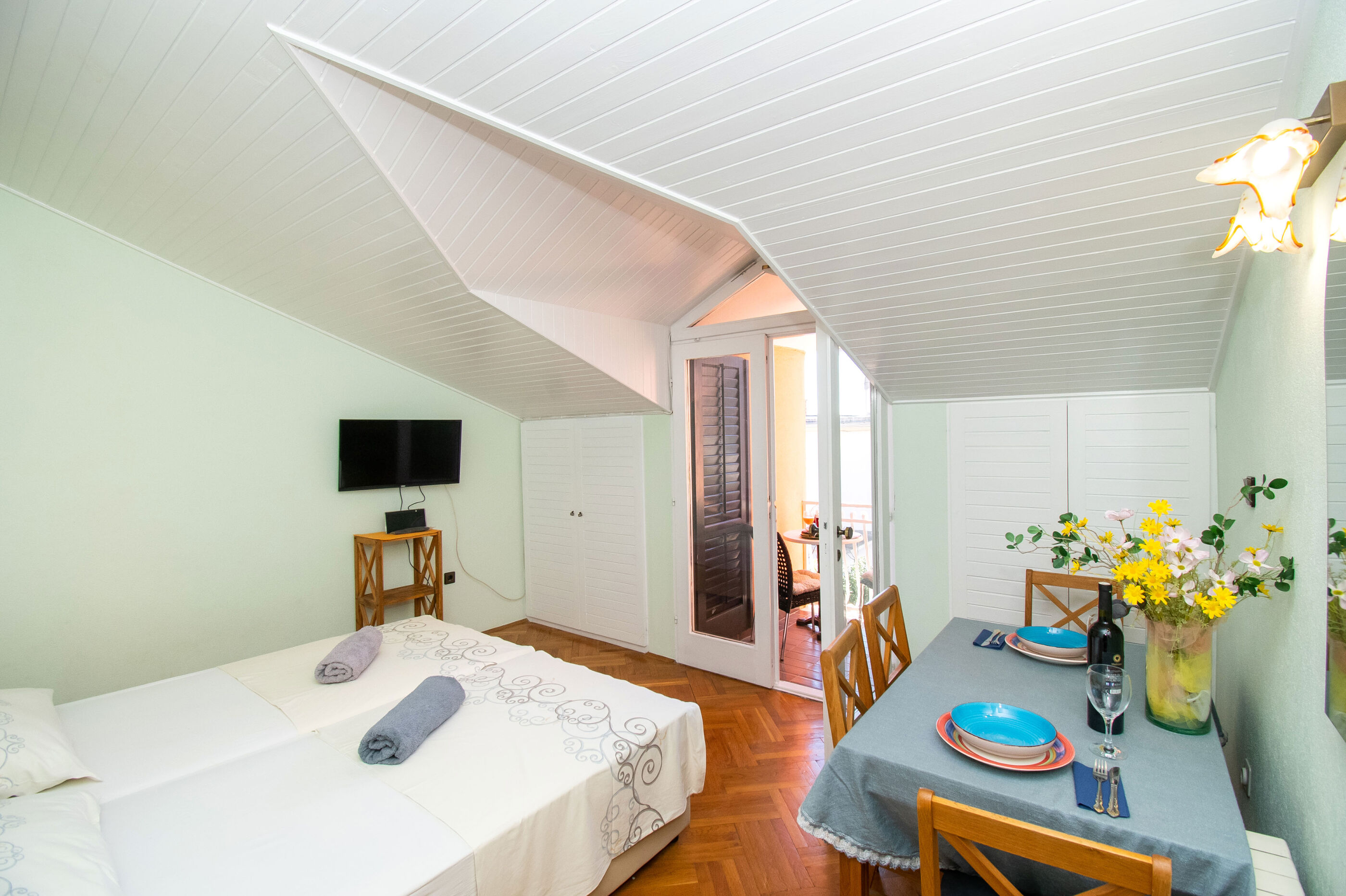 Apartments and Room Agiss with pool 83371-A2
