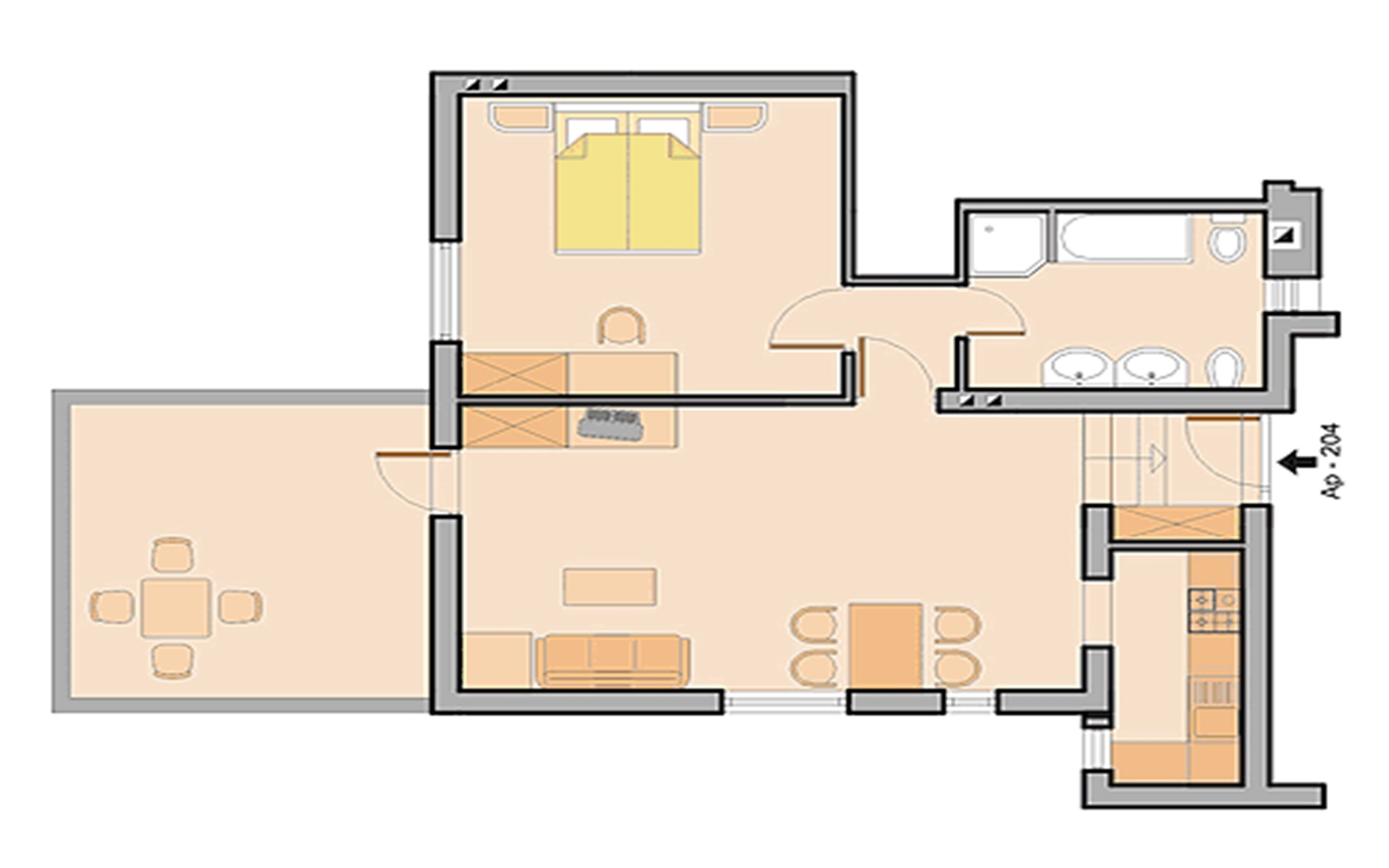 Apartments Sinisa 84841-A1