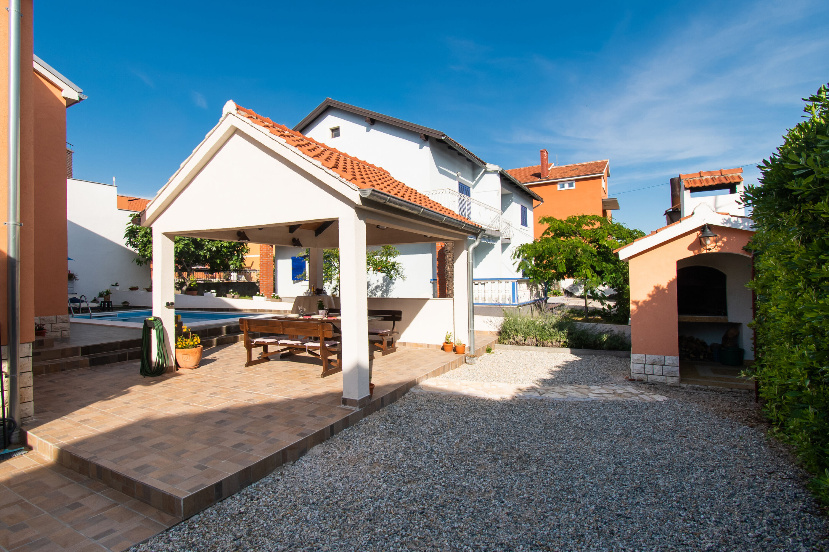 Apartments and Room Agiss with pool 83371-A2