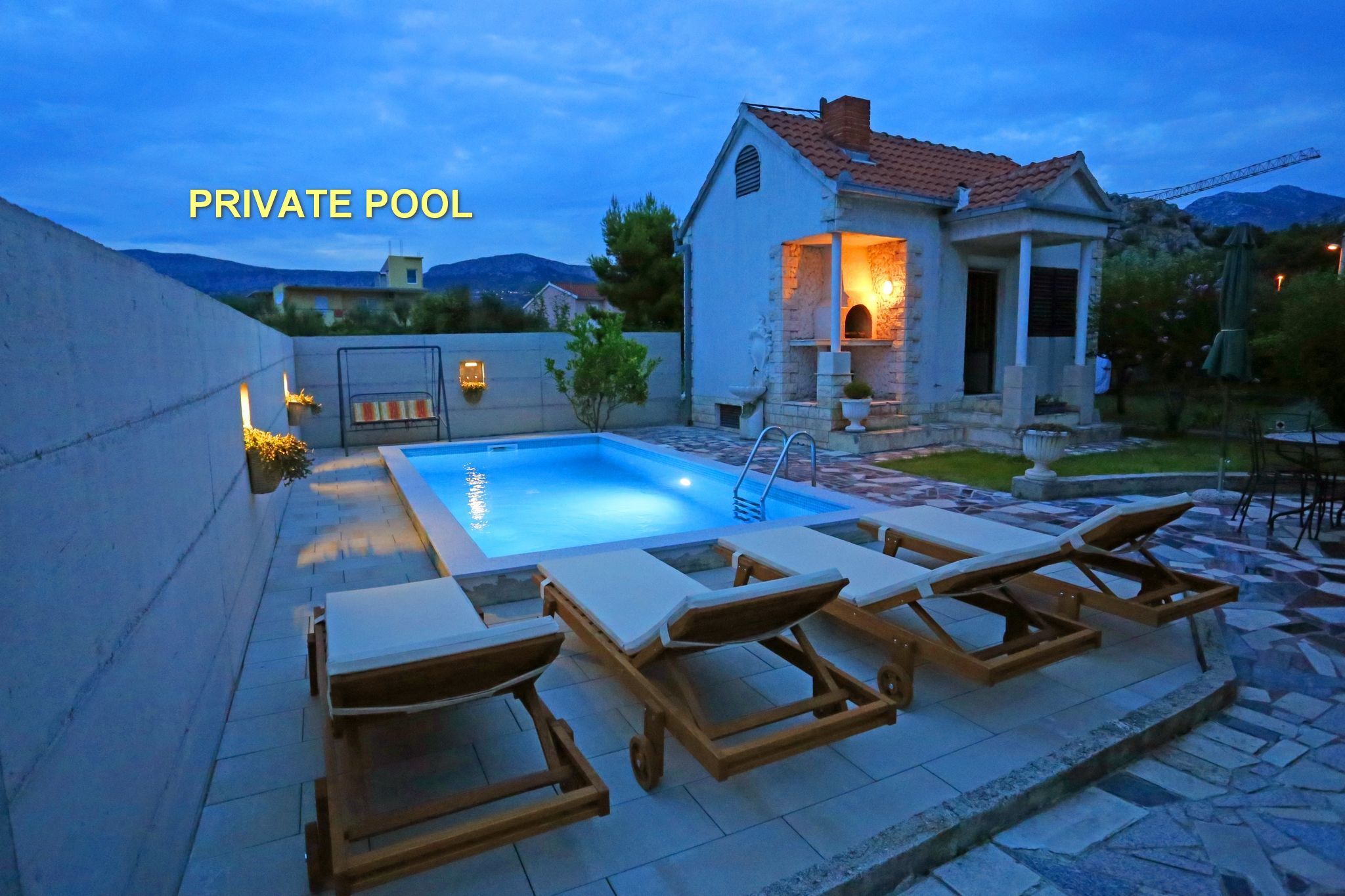Apartment Ana with private pool 77621-A1