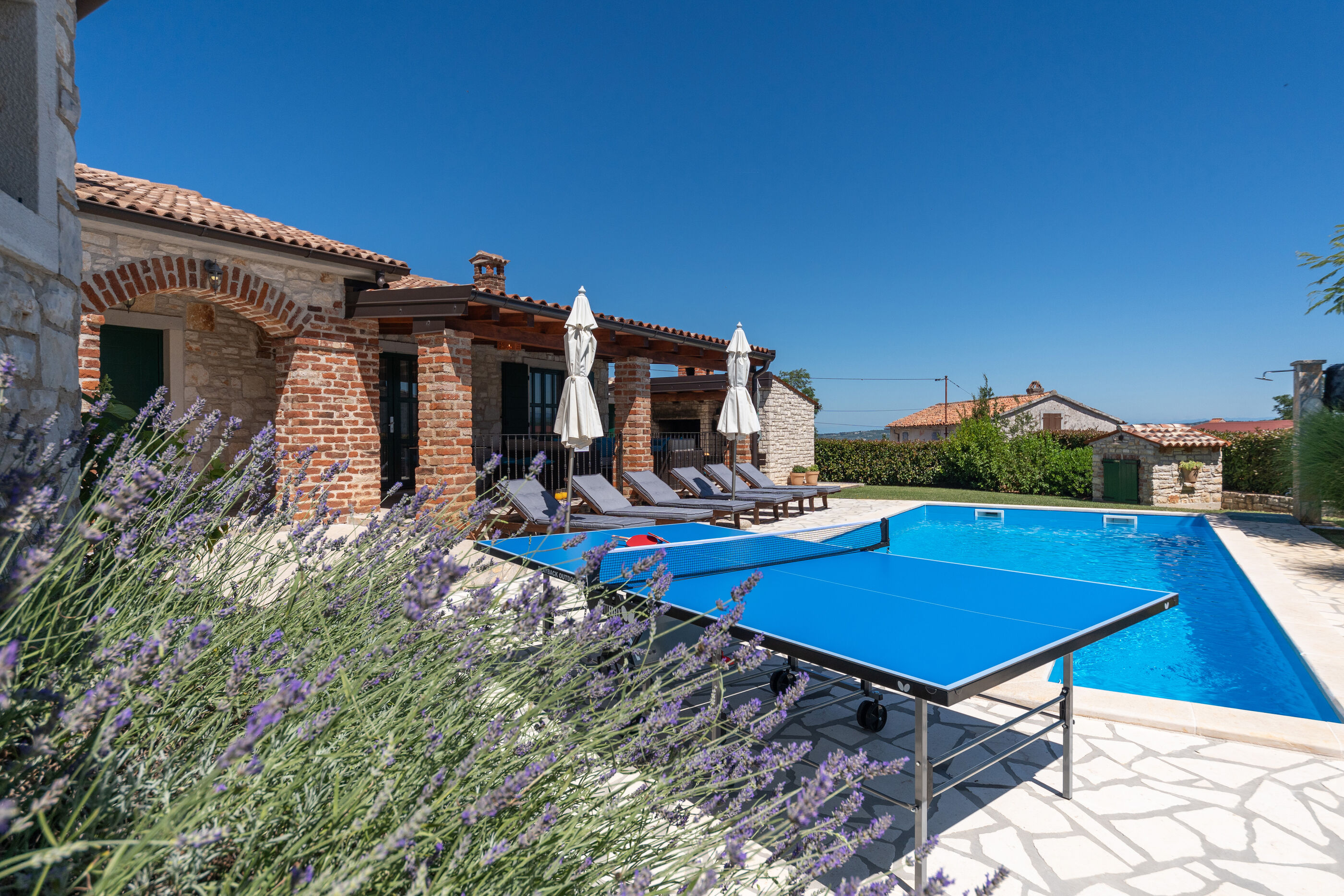Villa Una u istarskom stilu s bazenom 64721-K1