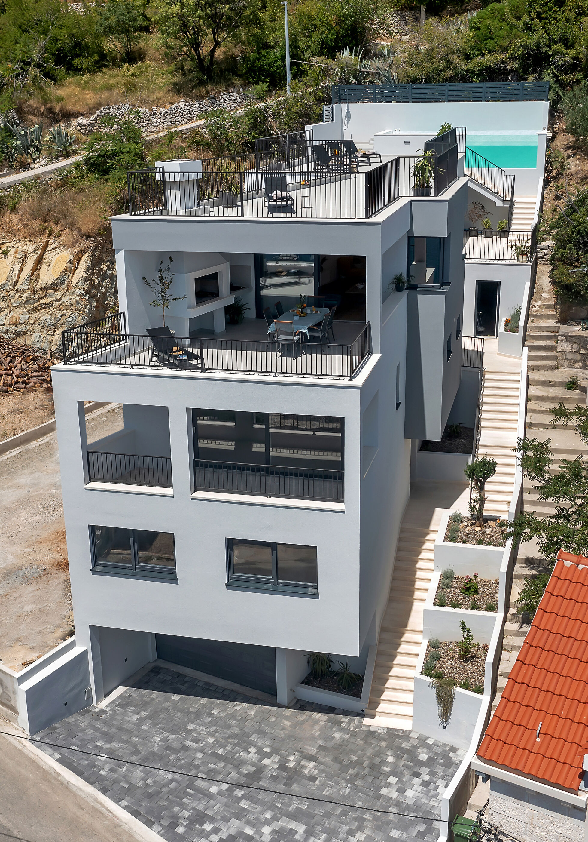 Villa Roof pool V0072-K1