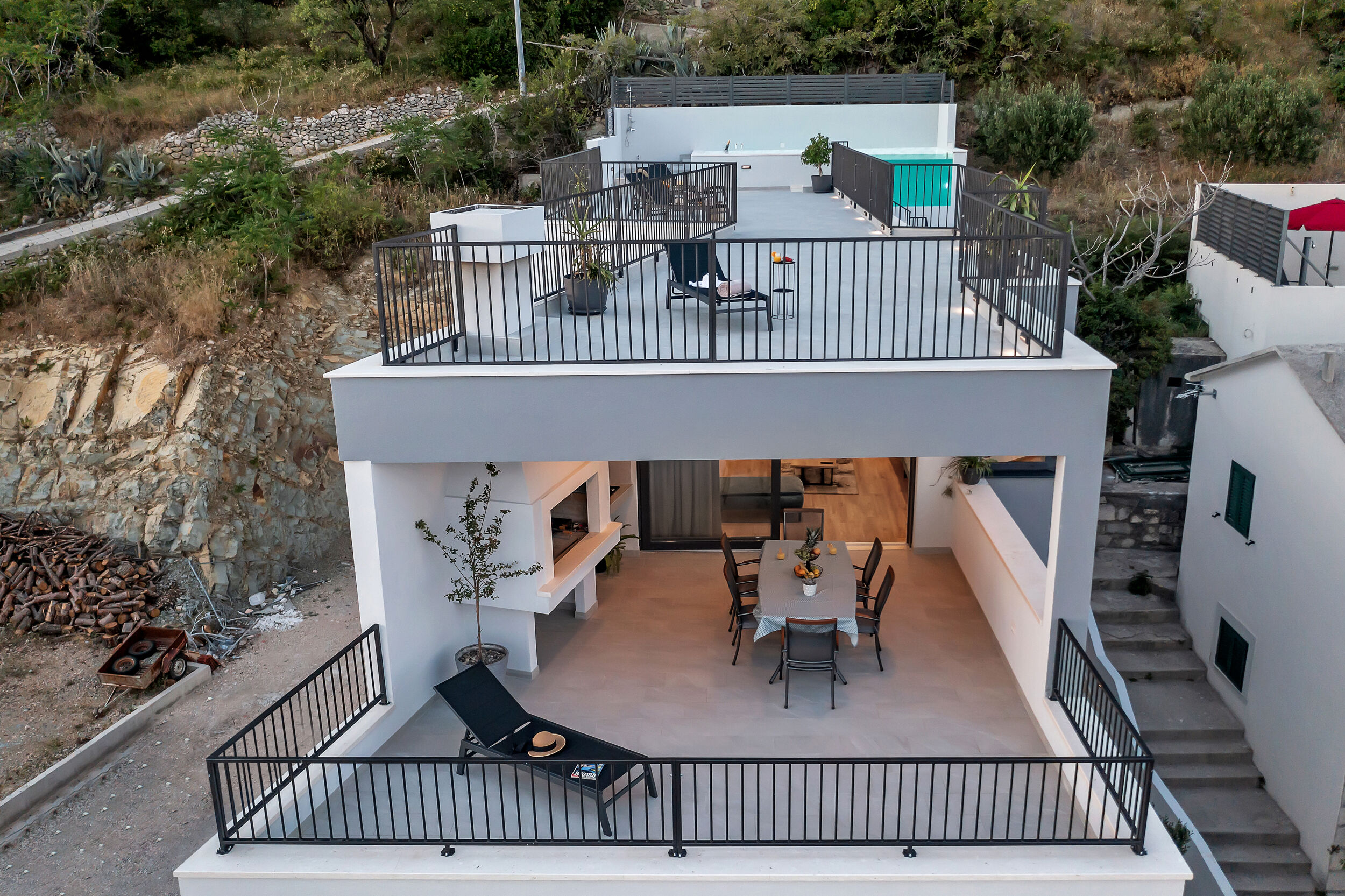 Villa Roof pool V0072-K1