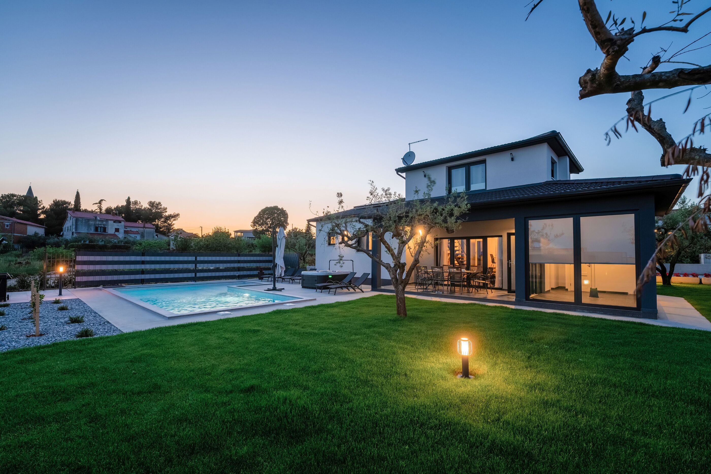 Villa Jasminka s bazenom i  whirlpool-om 63715-K1