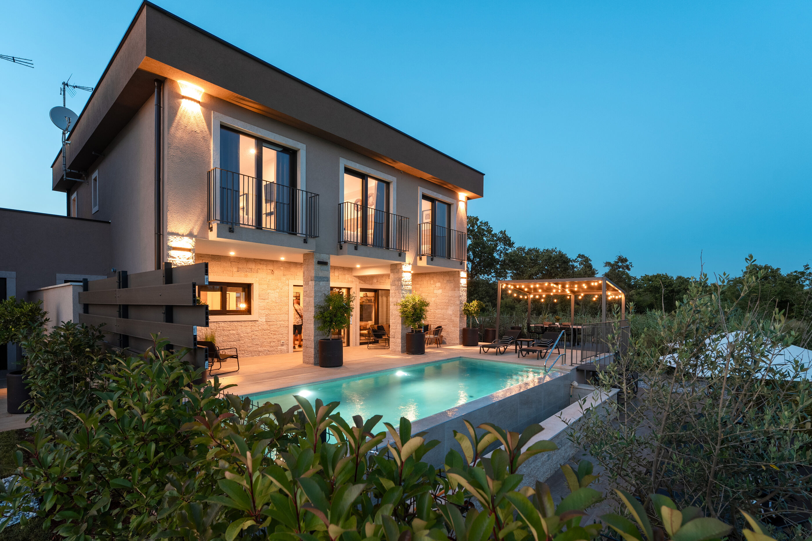 Villa Palazzina II s bazenom i wellnesom K1