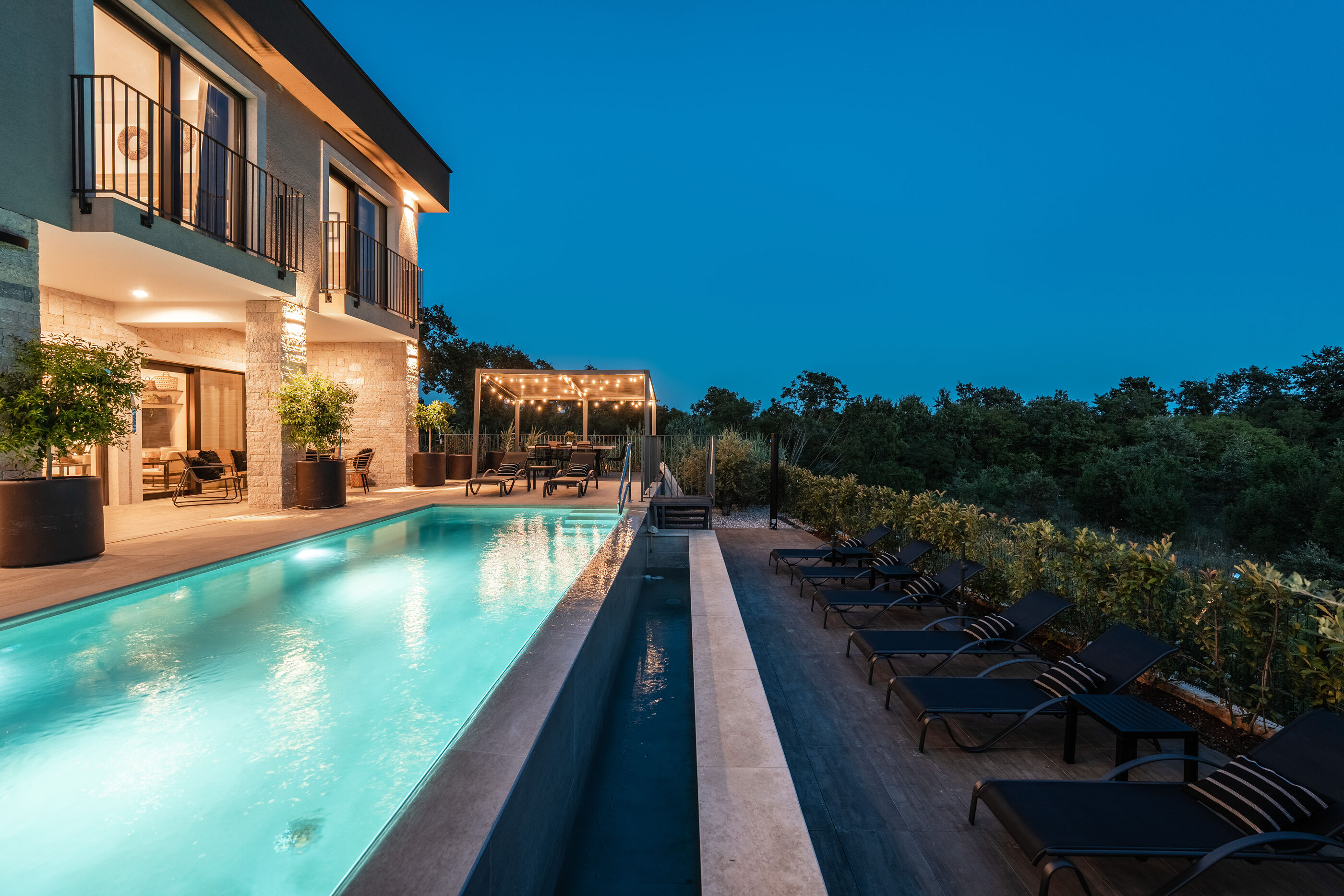 Villa Palazzina II s bazenom i wellnesom K1