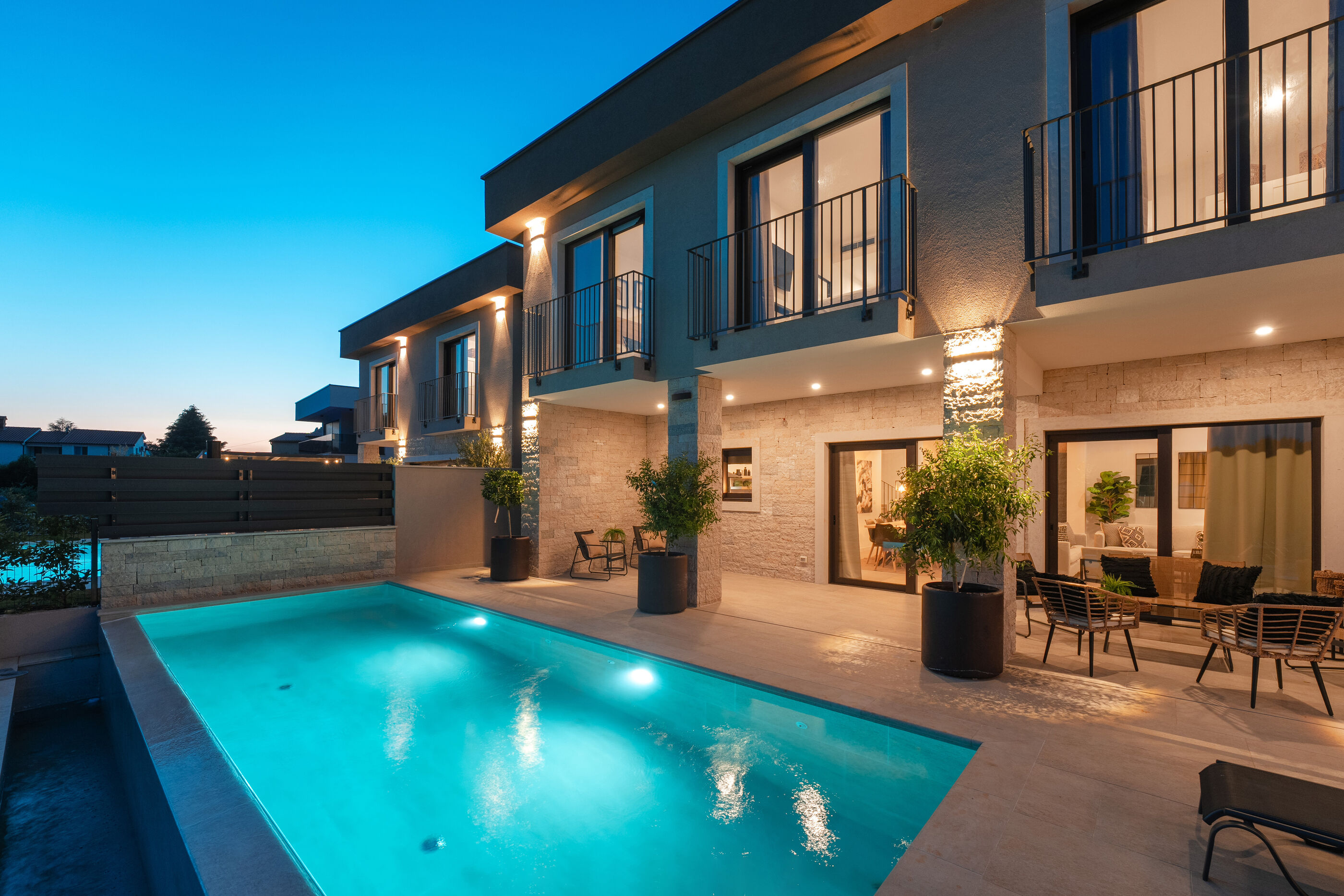 Villa Palazzina II s bazenom i wellnesom K1