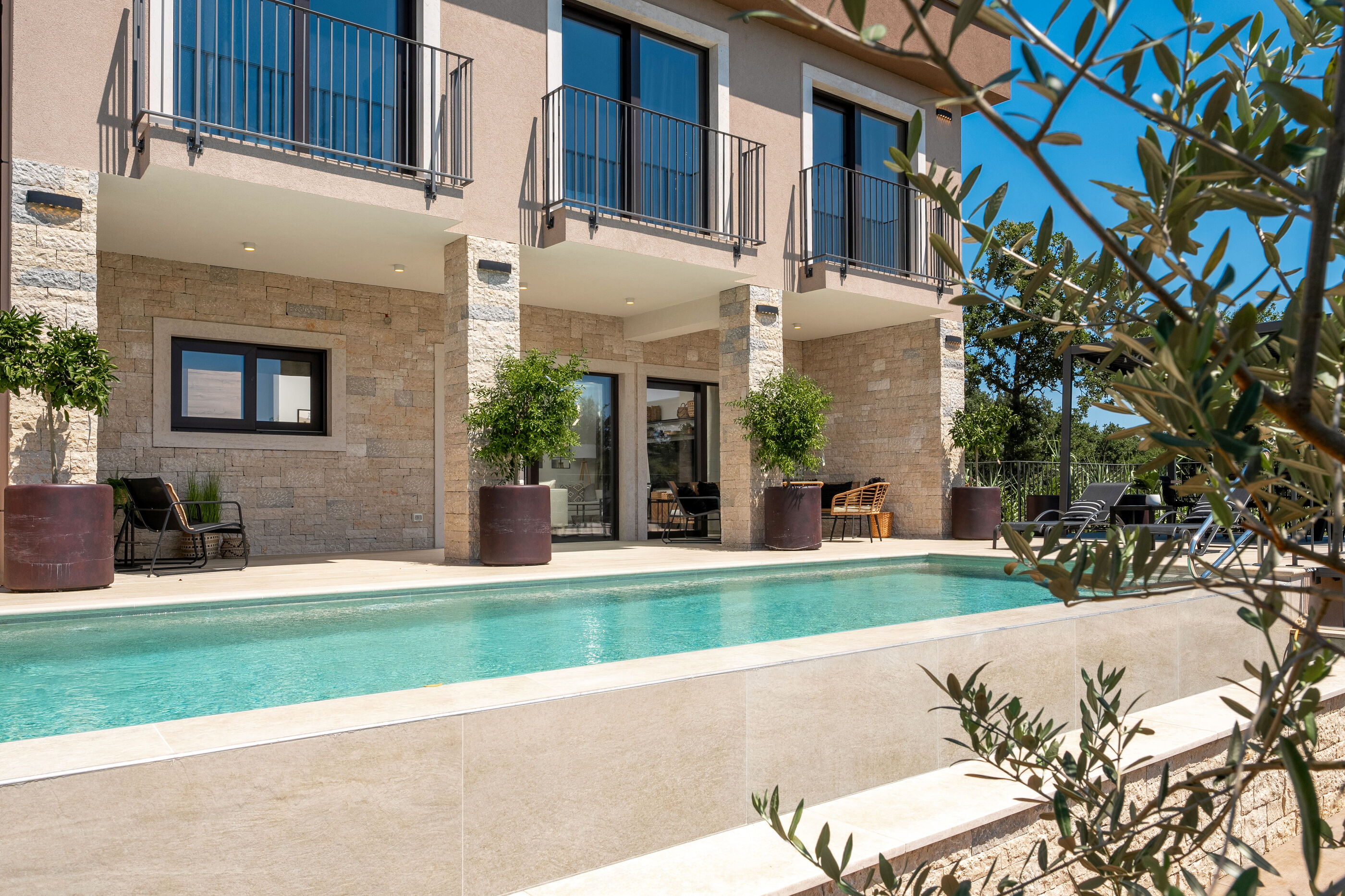 Villa Palazzina II s bazenom i wellnesom K1