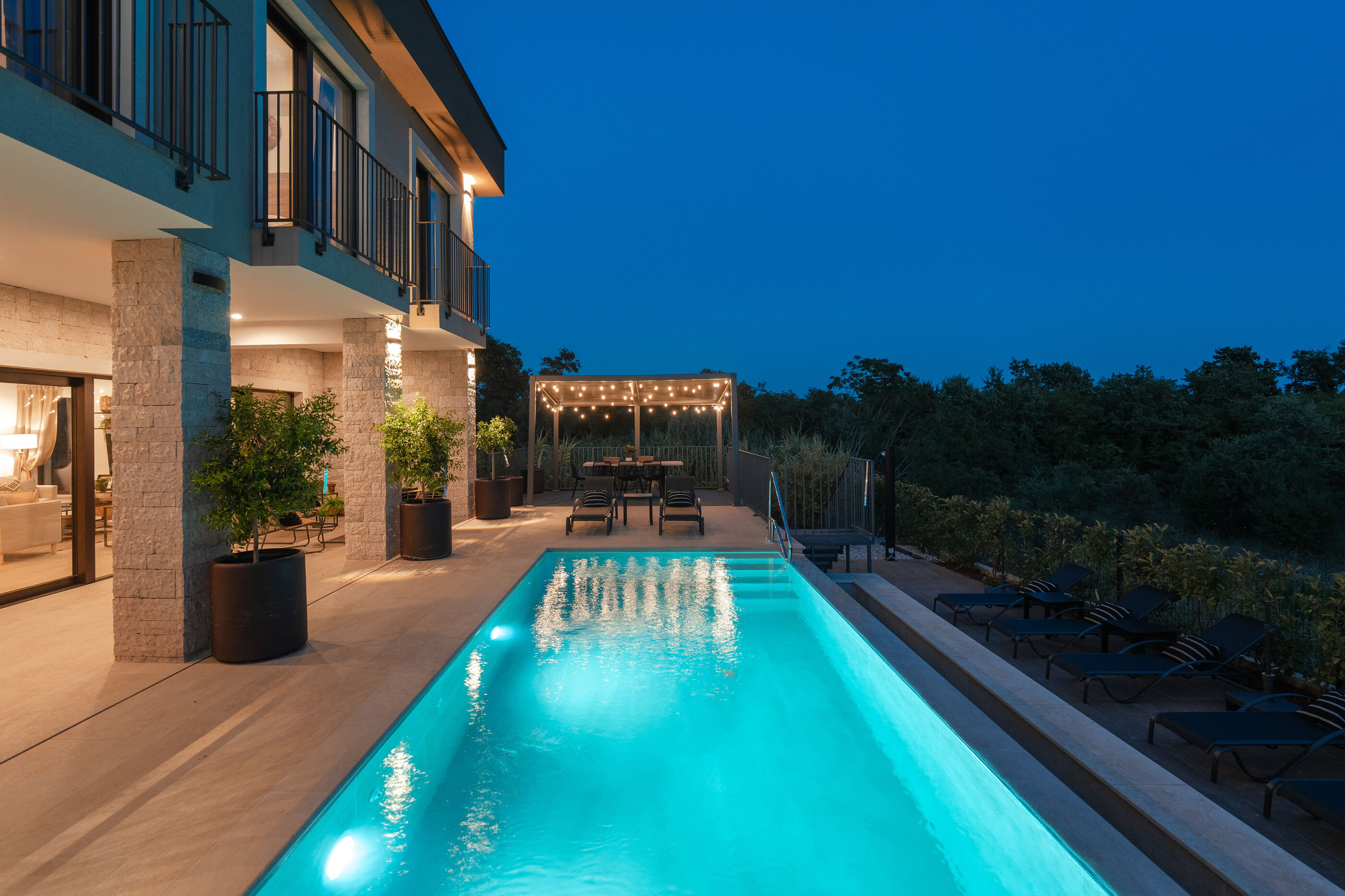 Villa Palazzina II s bazenom i wellnesom K1