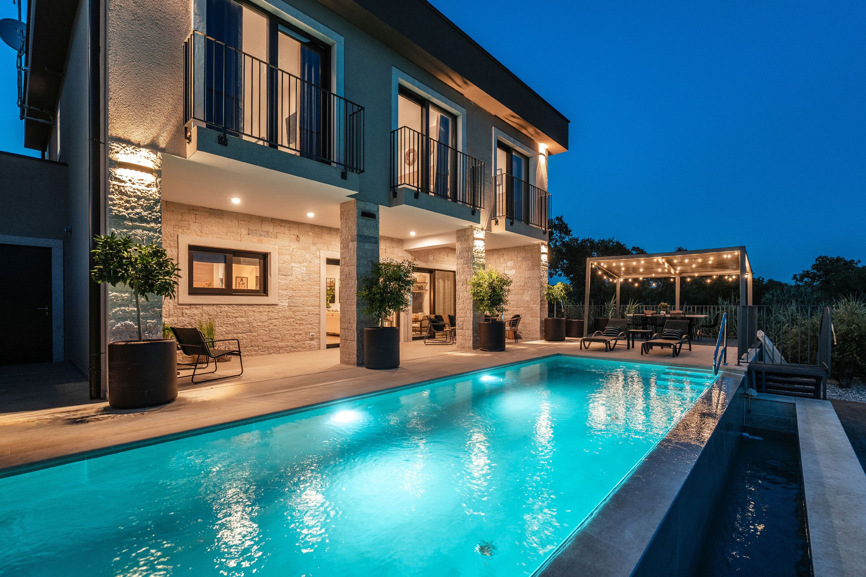 Villa Palazzina II s bazenom i wellnesom K1