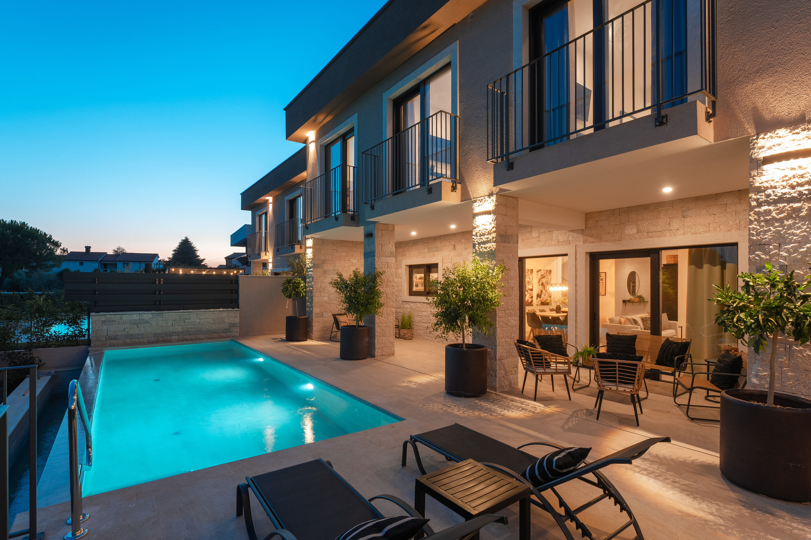 Villa Palazzina II s bazenom i wellnesom K1