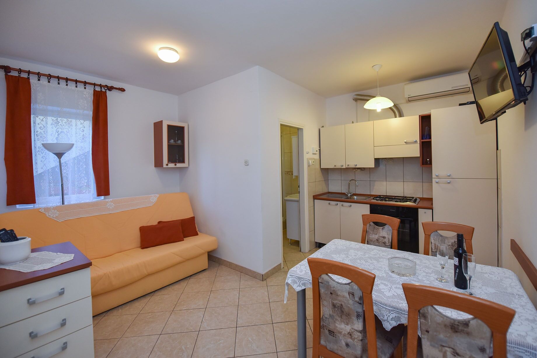 Apartments Mandre near sea 116191-A1