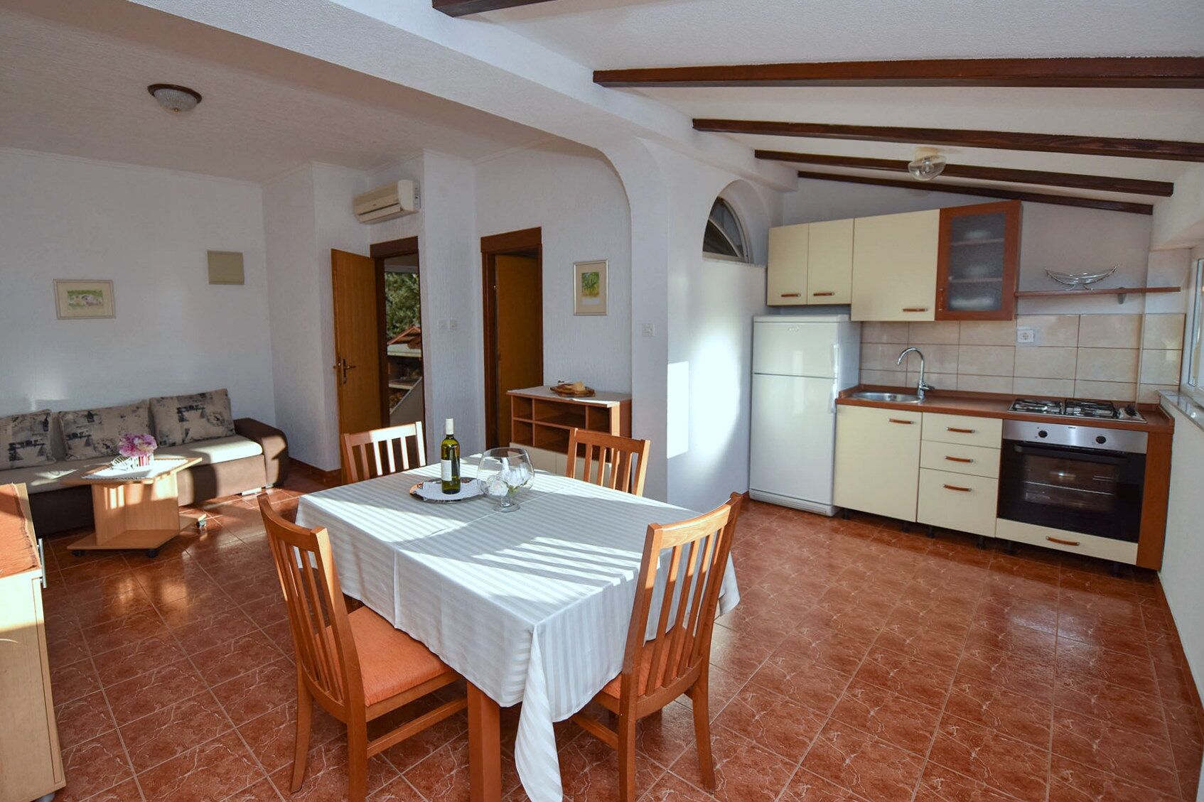 Apartments Mandre near sea 116191-A3